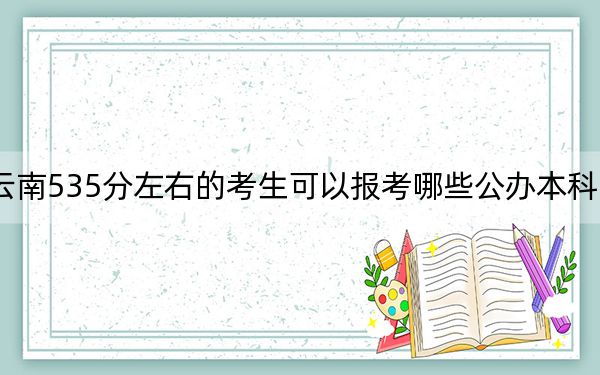 云南535分左右的考生可以报考哪些公办本科大学？