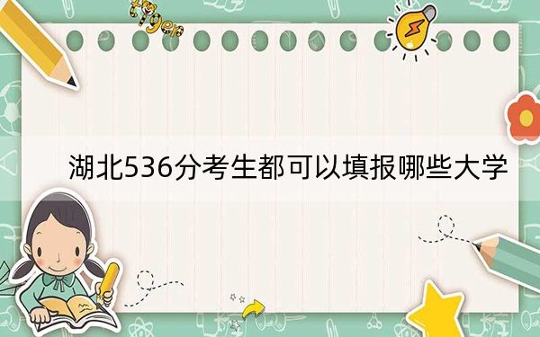 湖北536分考生都可以填报哪些大学？（附带近三年536分大学录取名单）