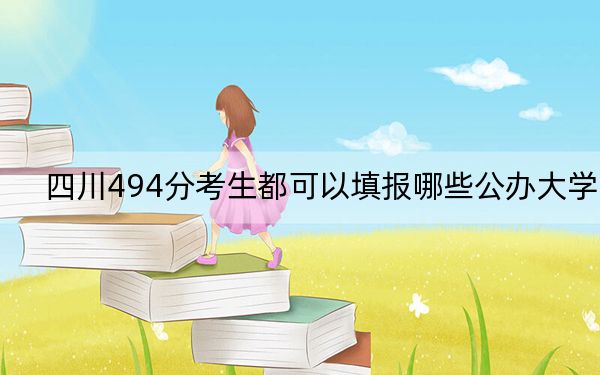 四川494分考生都可以填报哪些公办大学？（附带2022-2024年494左右大学名单）