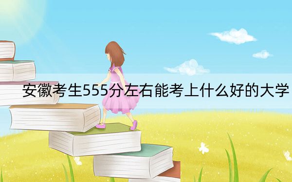 安徽考生555分左右能考上什么好的大学？