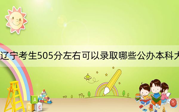 辽宁考生505分左右可以录取哪些公办本科大学？ 2024年一共29所大学录取