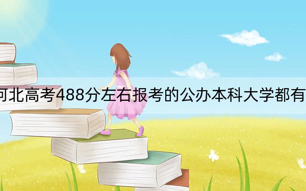 河北高考488分左右报考的公办本科大学都有哪些？ 2024年高考有43所最低分在488左右的大学