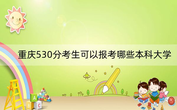 重庆530分考生可以报考哪些本科大学？ 2024年高考有26所530录取的大学