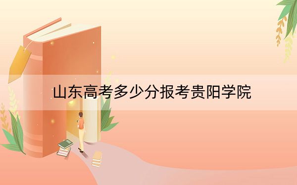 山东高考多少分报考贵阳学院？附2022-2024年最低录取分数线