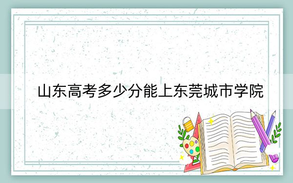 山东高考多少分能上东莞城市学院？附2022-2024年最低录取分数线