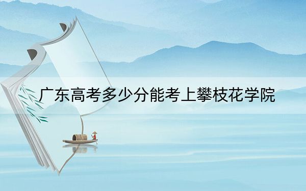 广东高考多少分能考上攀枝花学院？2024年历史类494分 物理类录取分499分